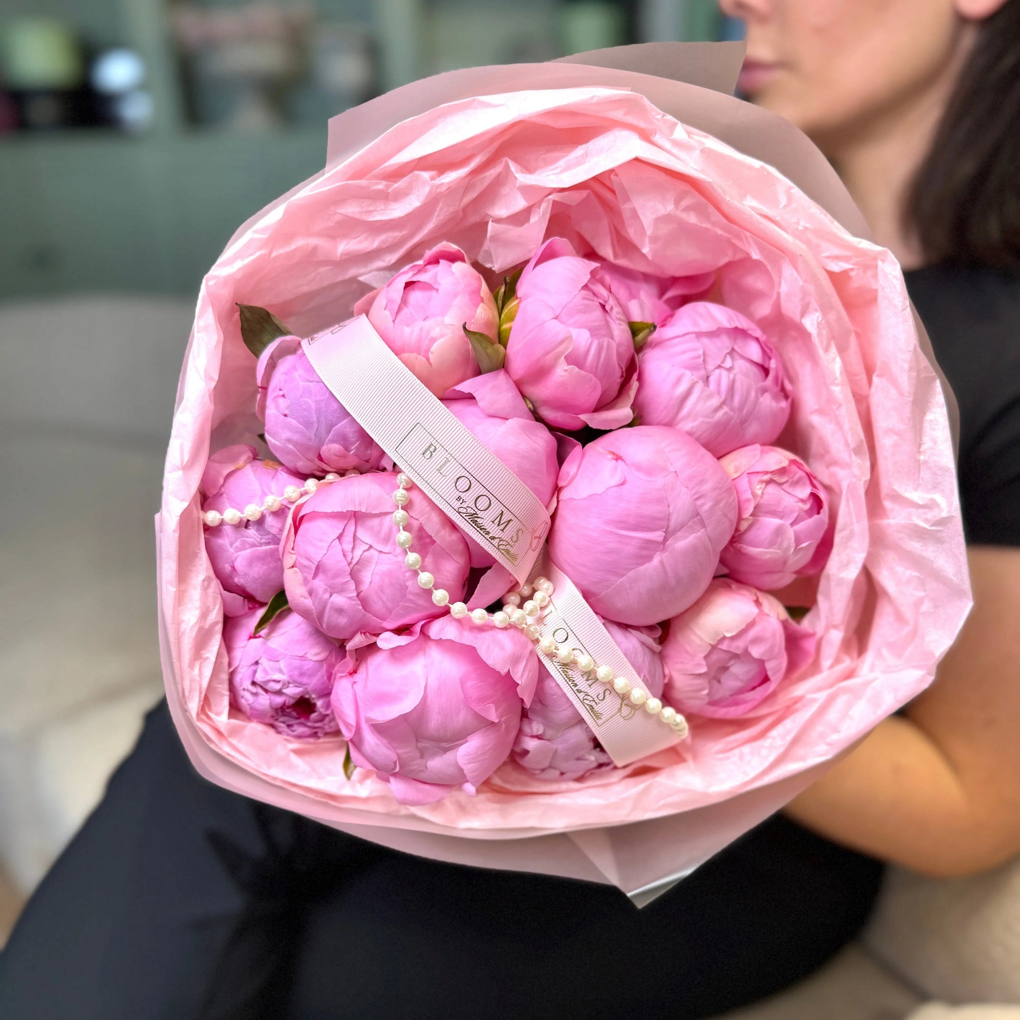 Blush Symphony Peony Bouquet