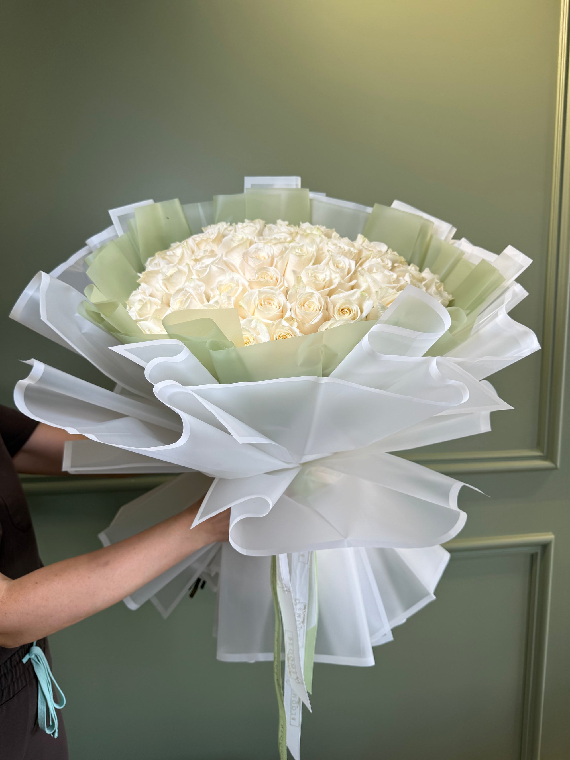 White Roses Bouquet #7