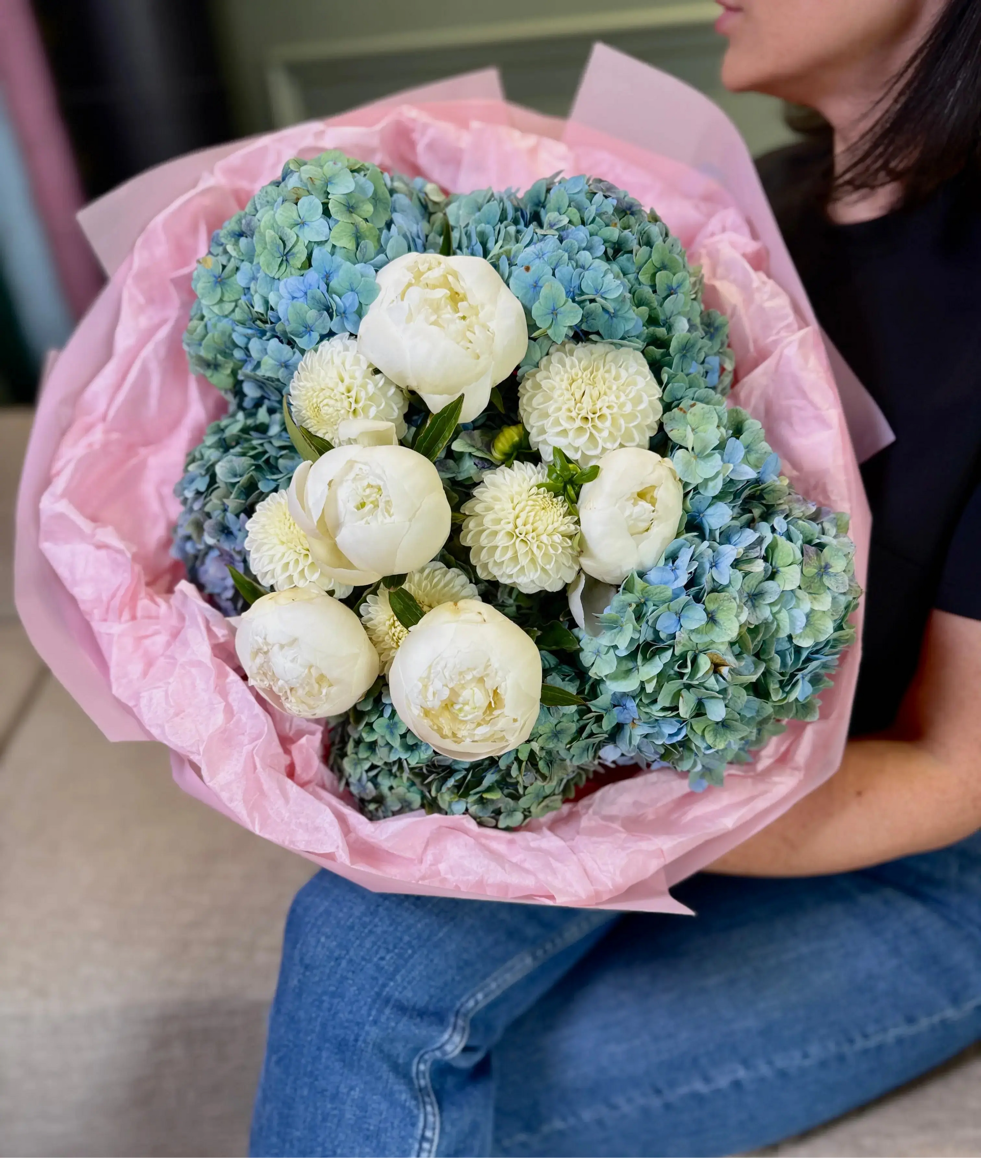 Bouquet #13 - Blue Peony Dream