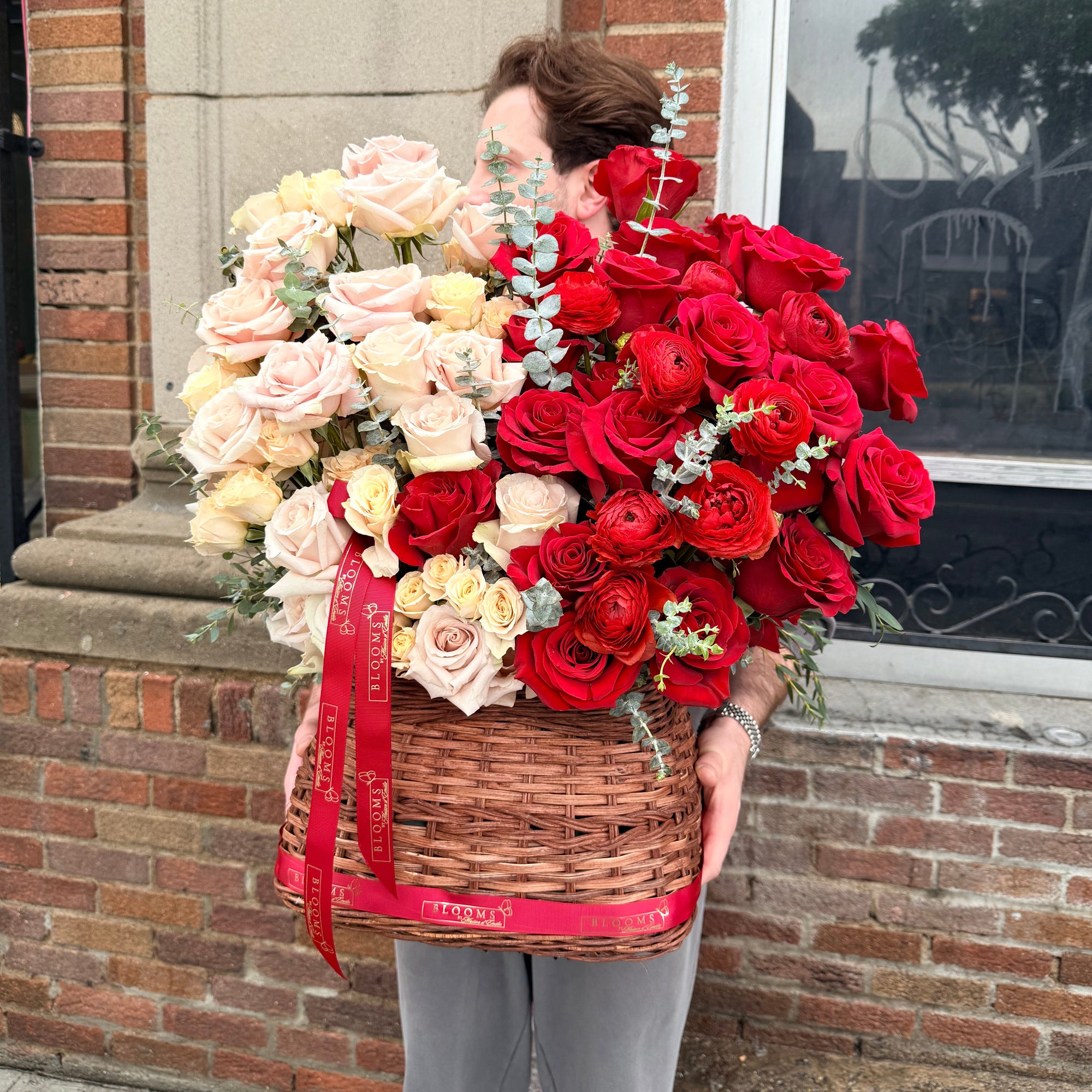 The Two-Tone Rouge Basket