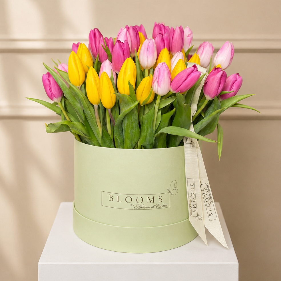 Blush & Sunshine Tulips