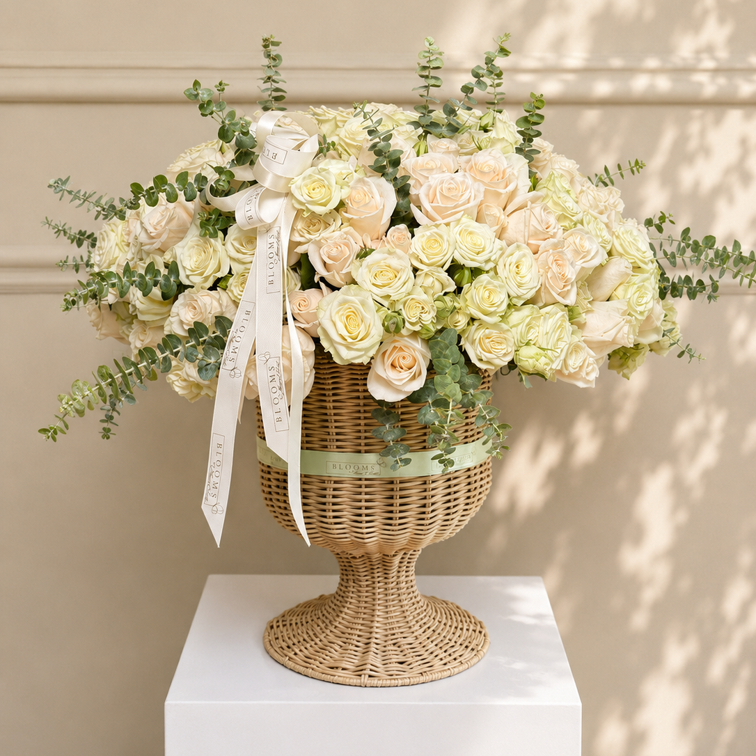 Ethereal Ivory Grande Basket
