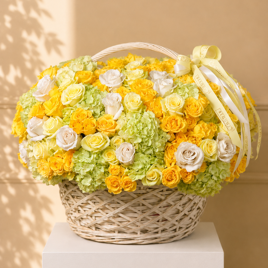 Golden Garden Basket
