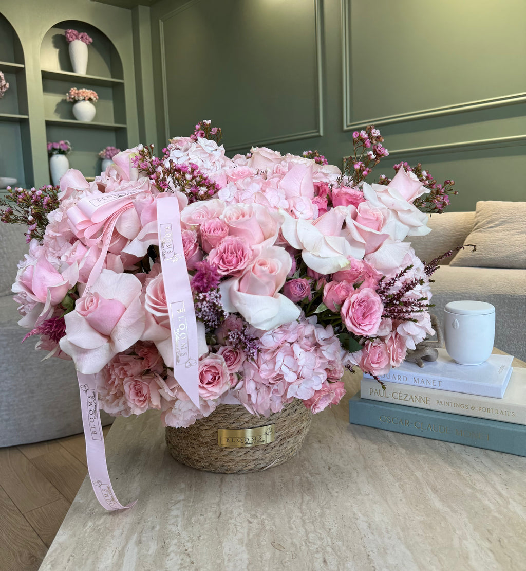 Blush Serenade Basket
