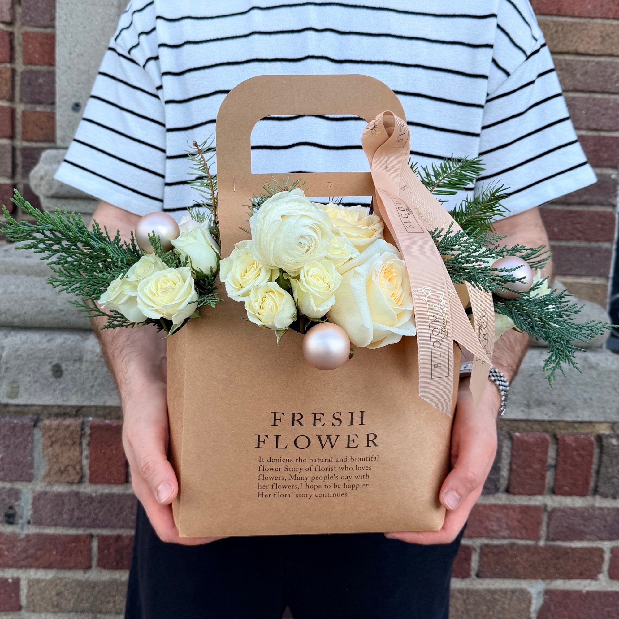 The Winter Ivory Tote