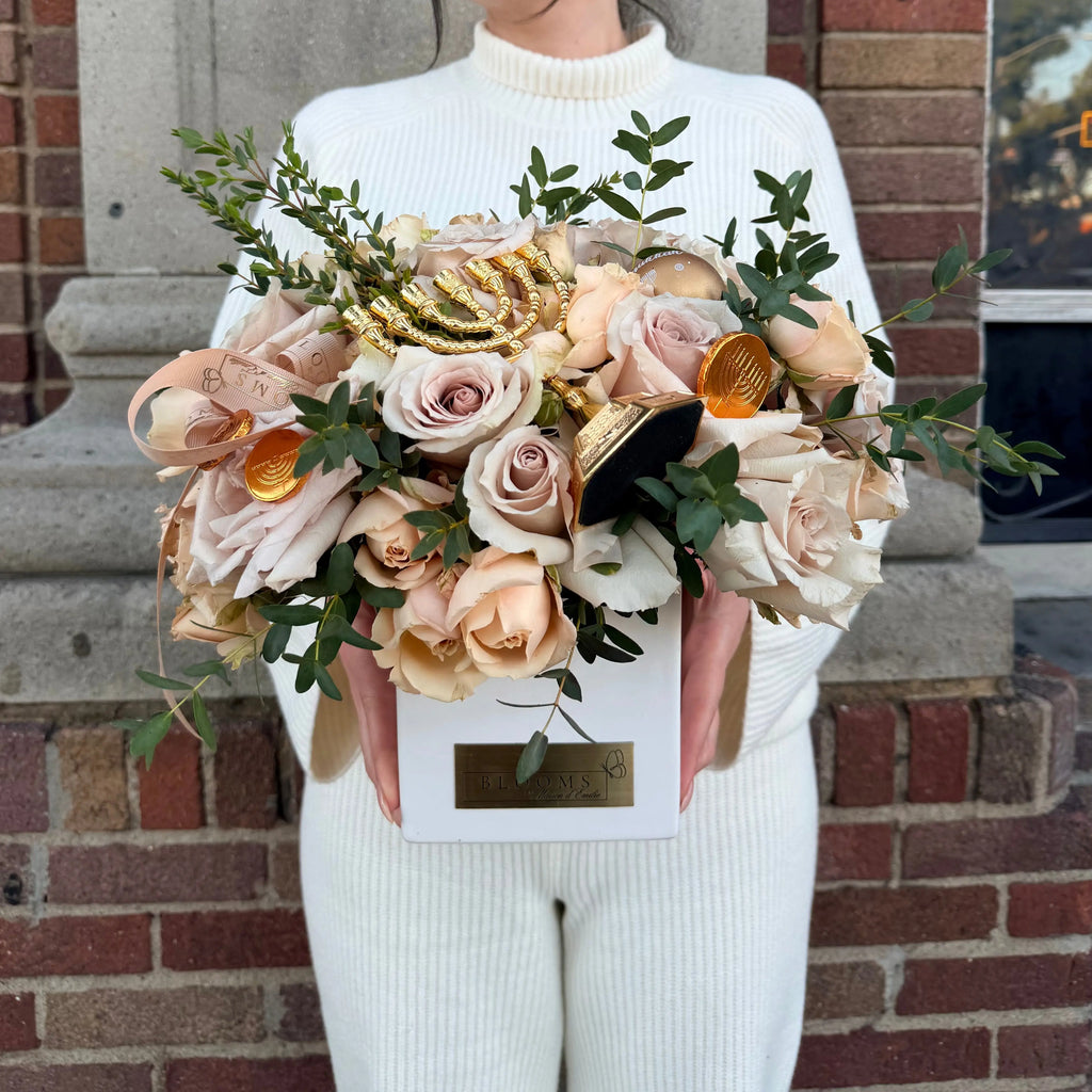 Hanukkah Champagne Glow