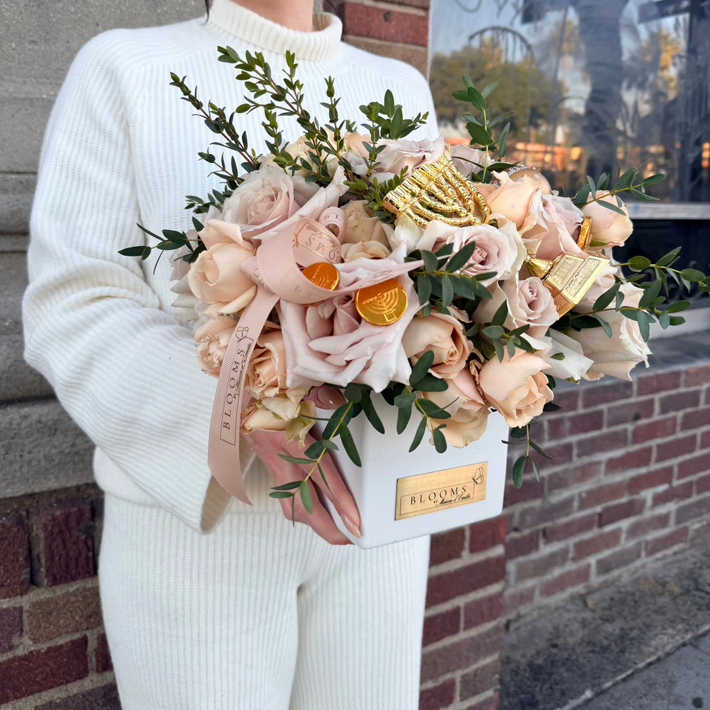 Hanukkah Champagne Glow