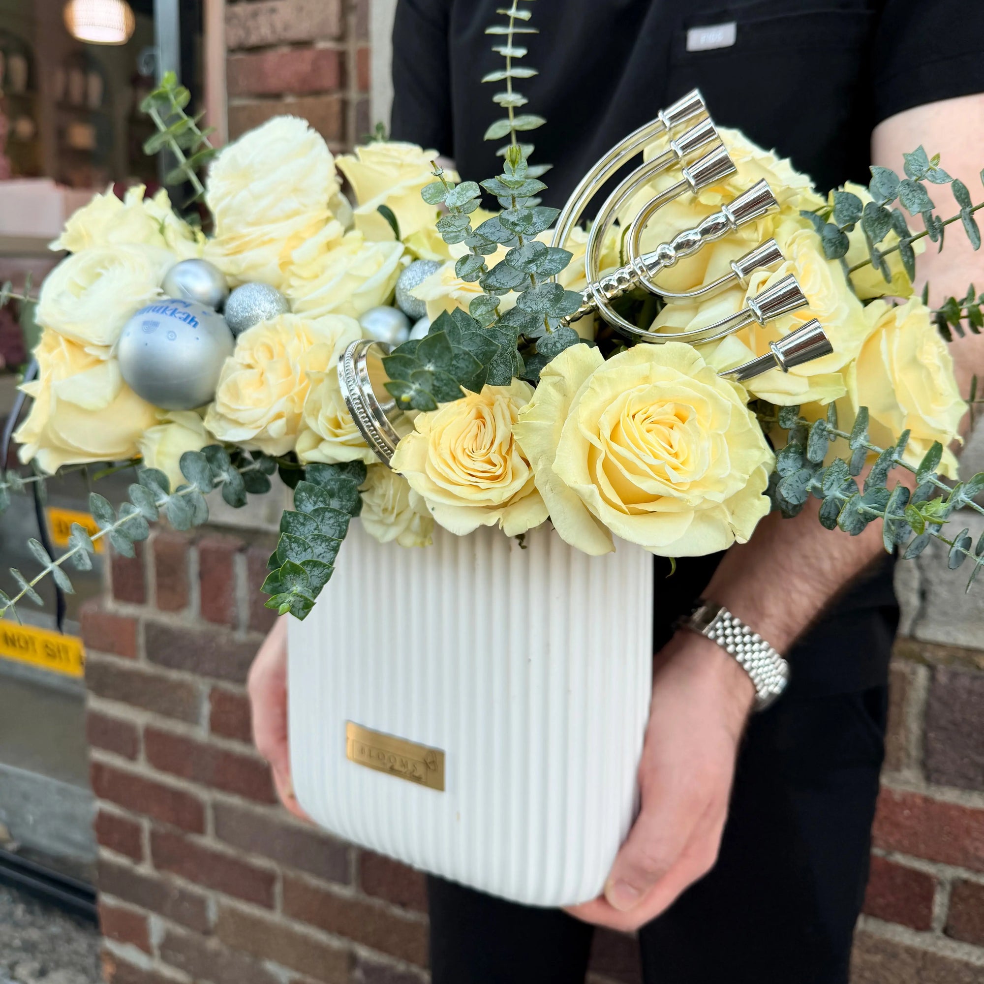 Hanukkah Serene Glow Arrangement