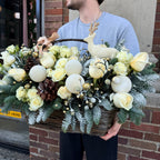 The Snowfall Stag Basket