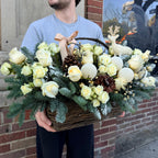 The Snowfall Stag Basket