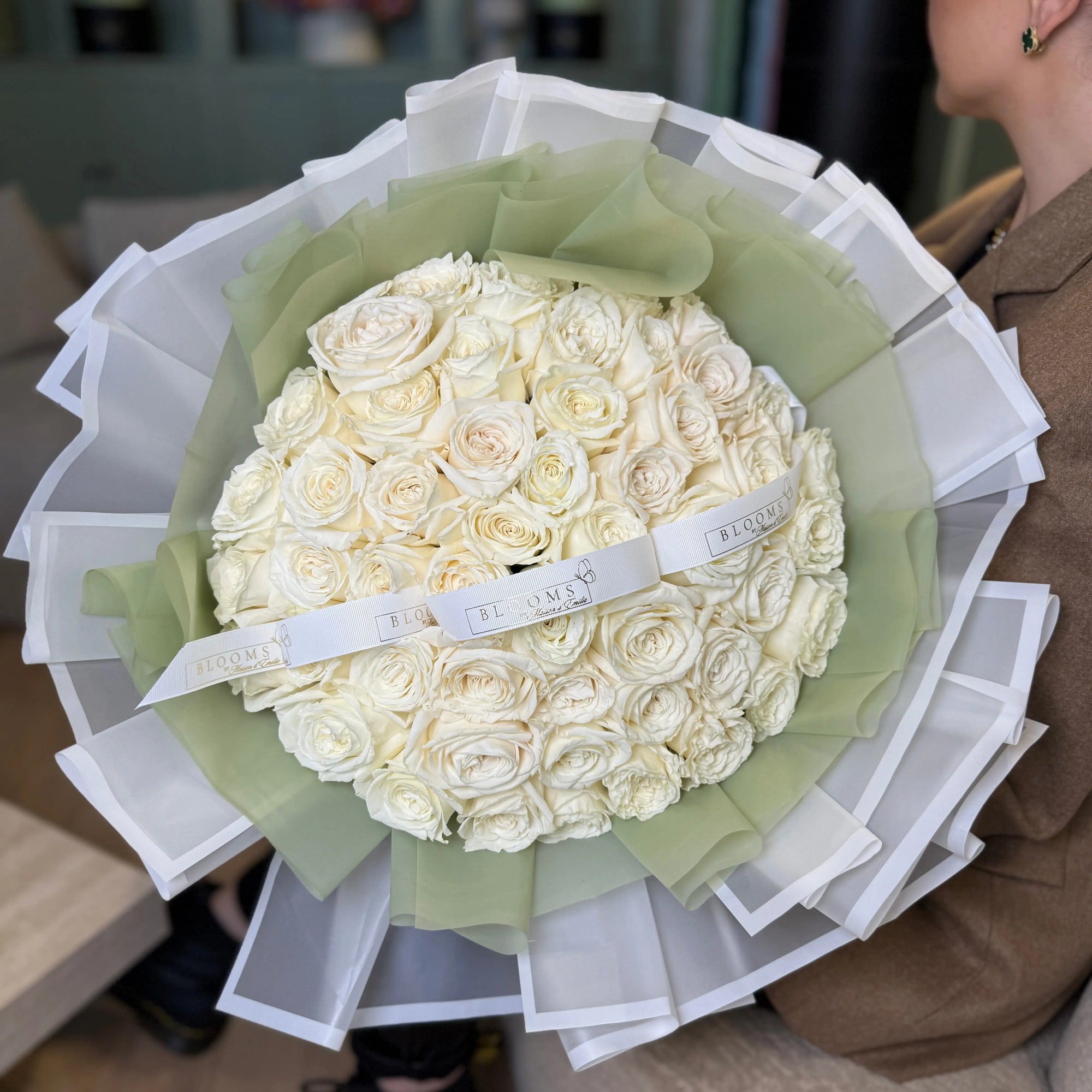 White Roses Bouquet #7
