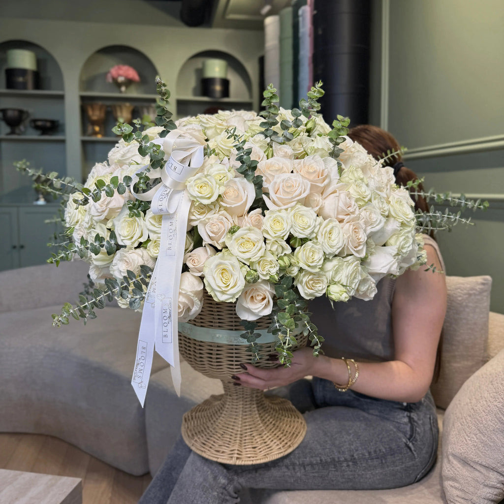 Ethereal Ivory Grande Basket