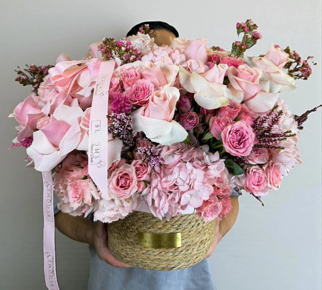 Blush Serenade Basket
