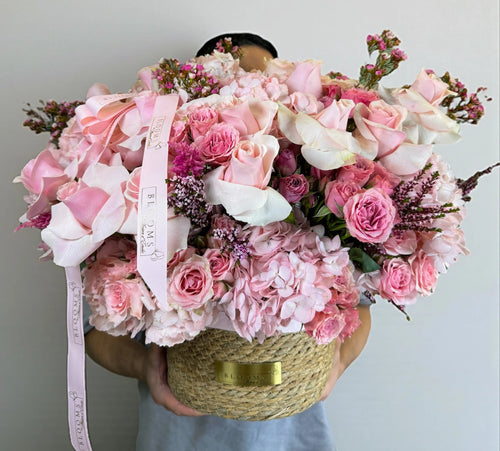 Blush Serenade Basket