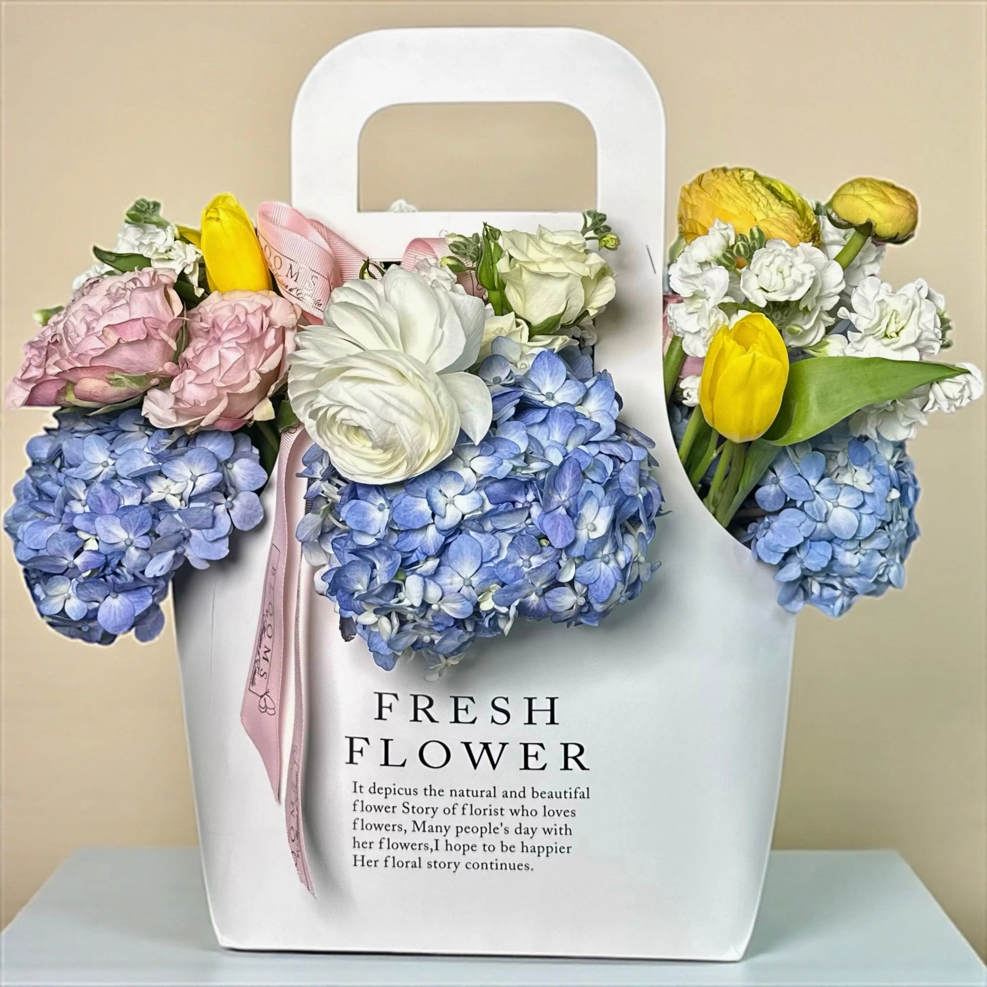 Spring Symphony Floral Tote