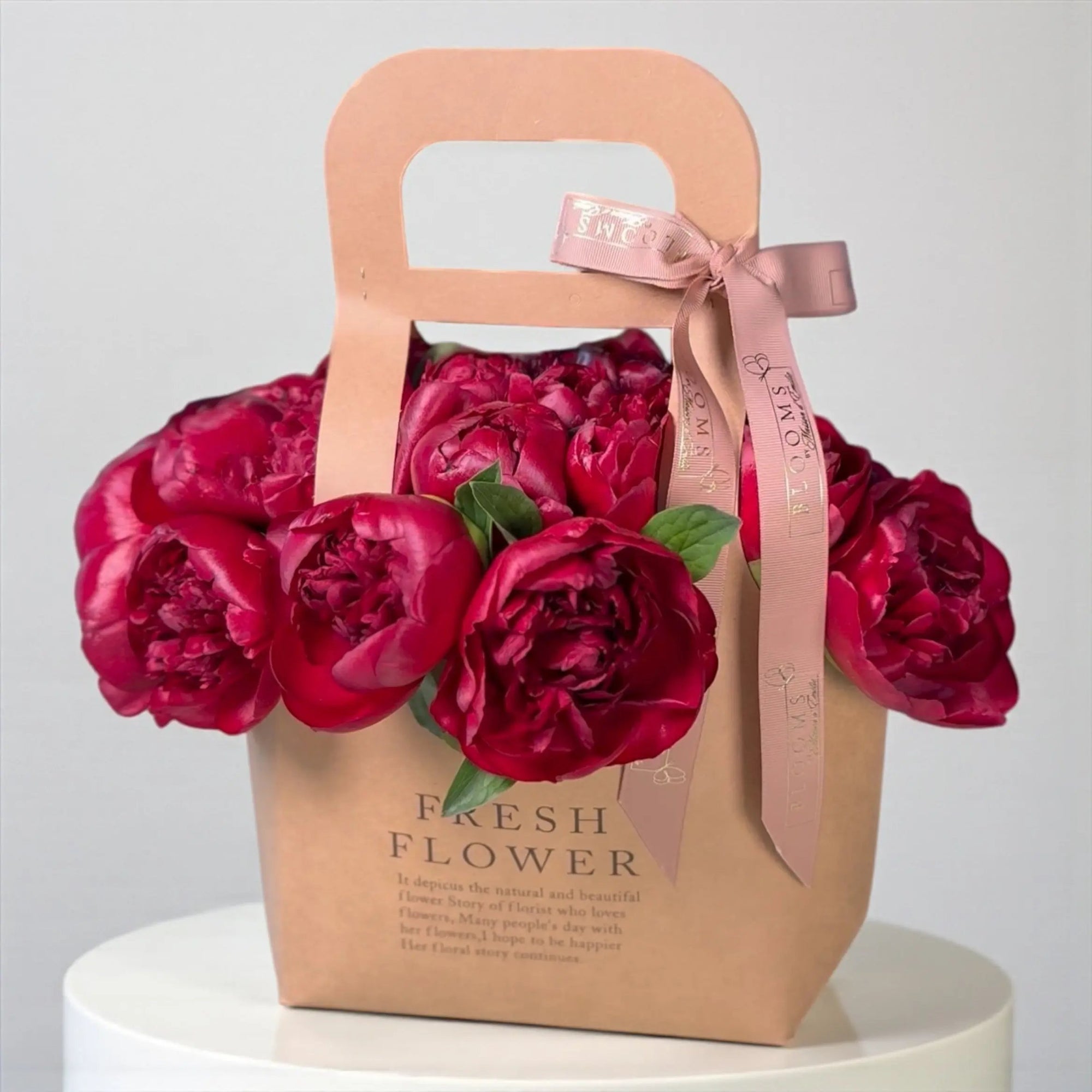 Ruby Peony Tote