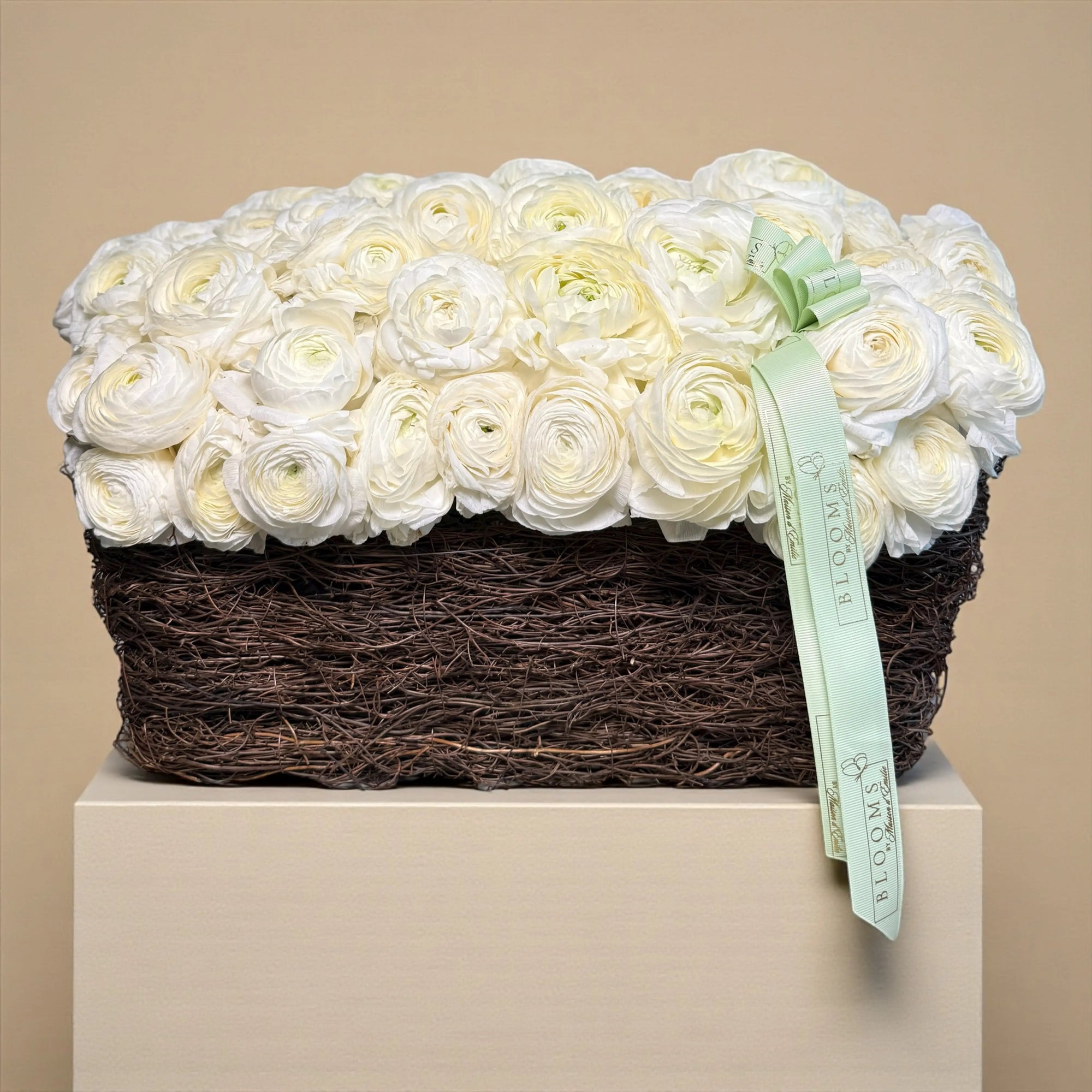 Ivory Whisper Basket