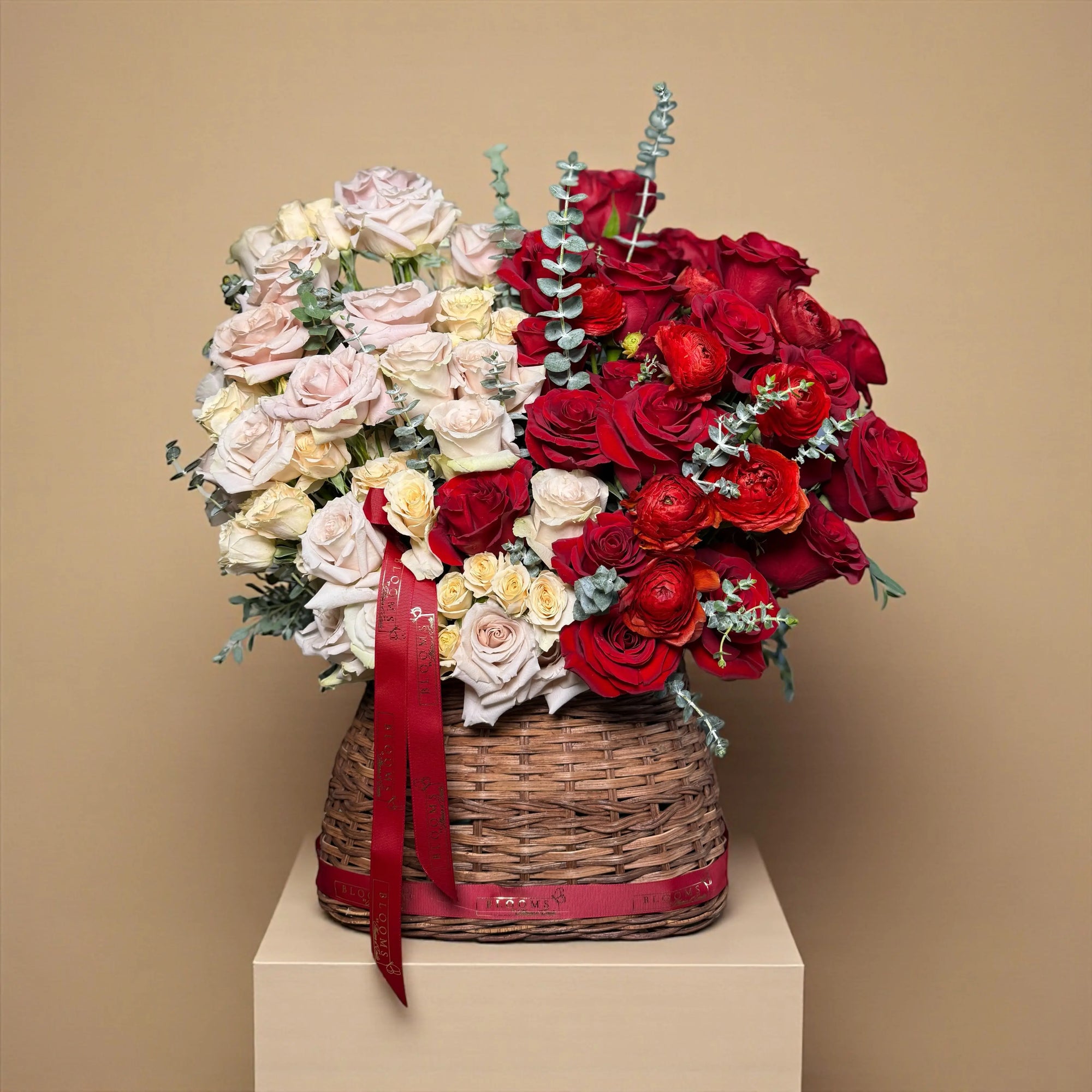 The Two-Tone Rouge Basket