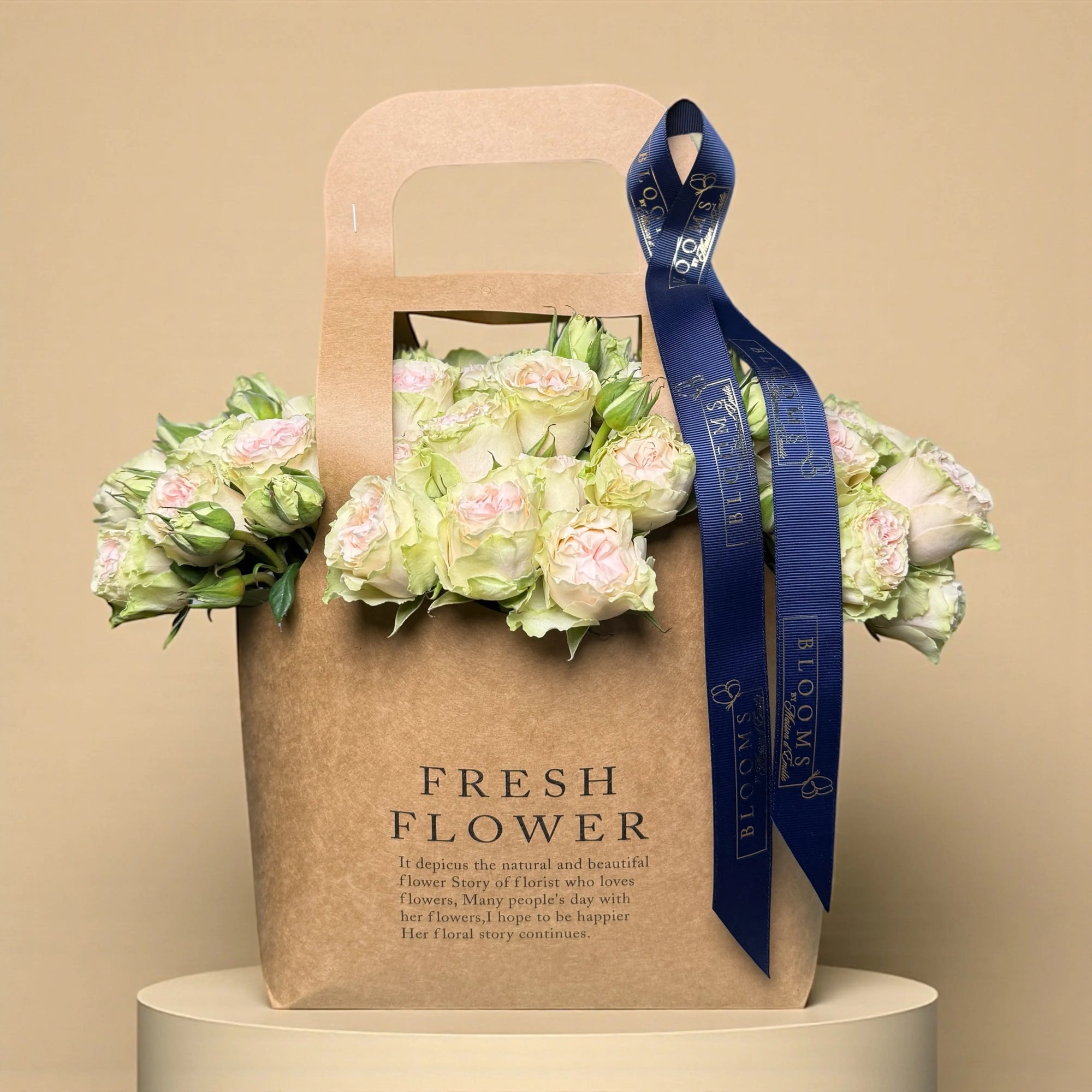 The Ivory Mint Floral Tote