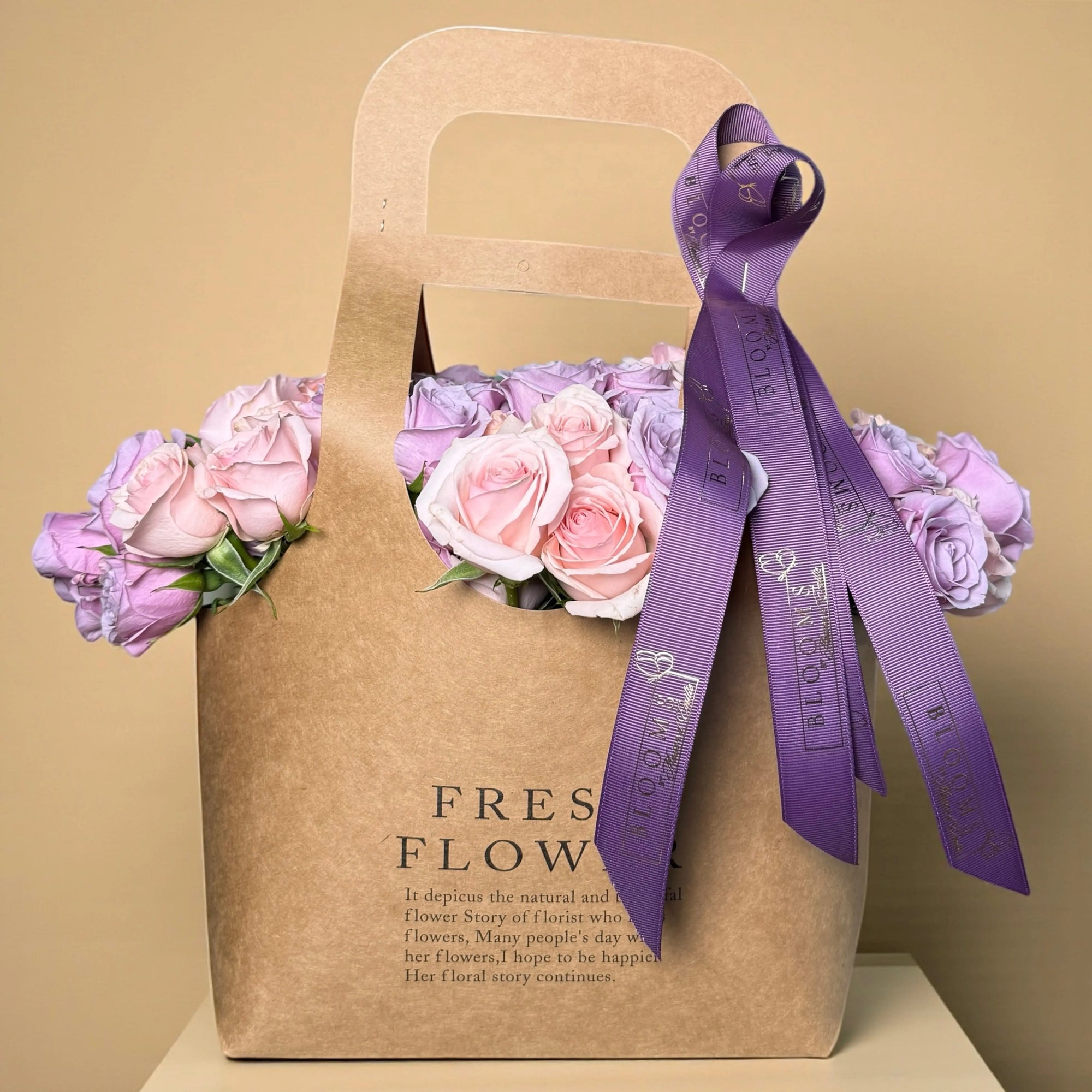 Pink & Lavender Blossom Tote