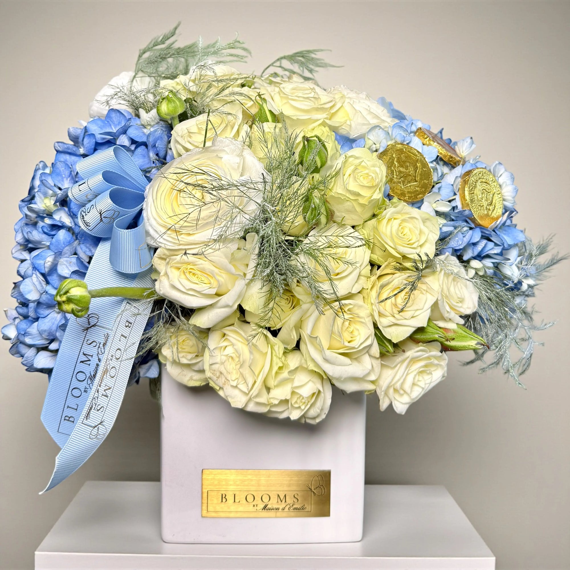 The Blue & Ivory Hanukkah Garden