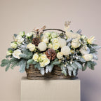 The Snowfall Stag Basket