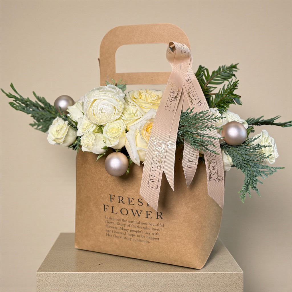 The Winter Ivory Tote