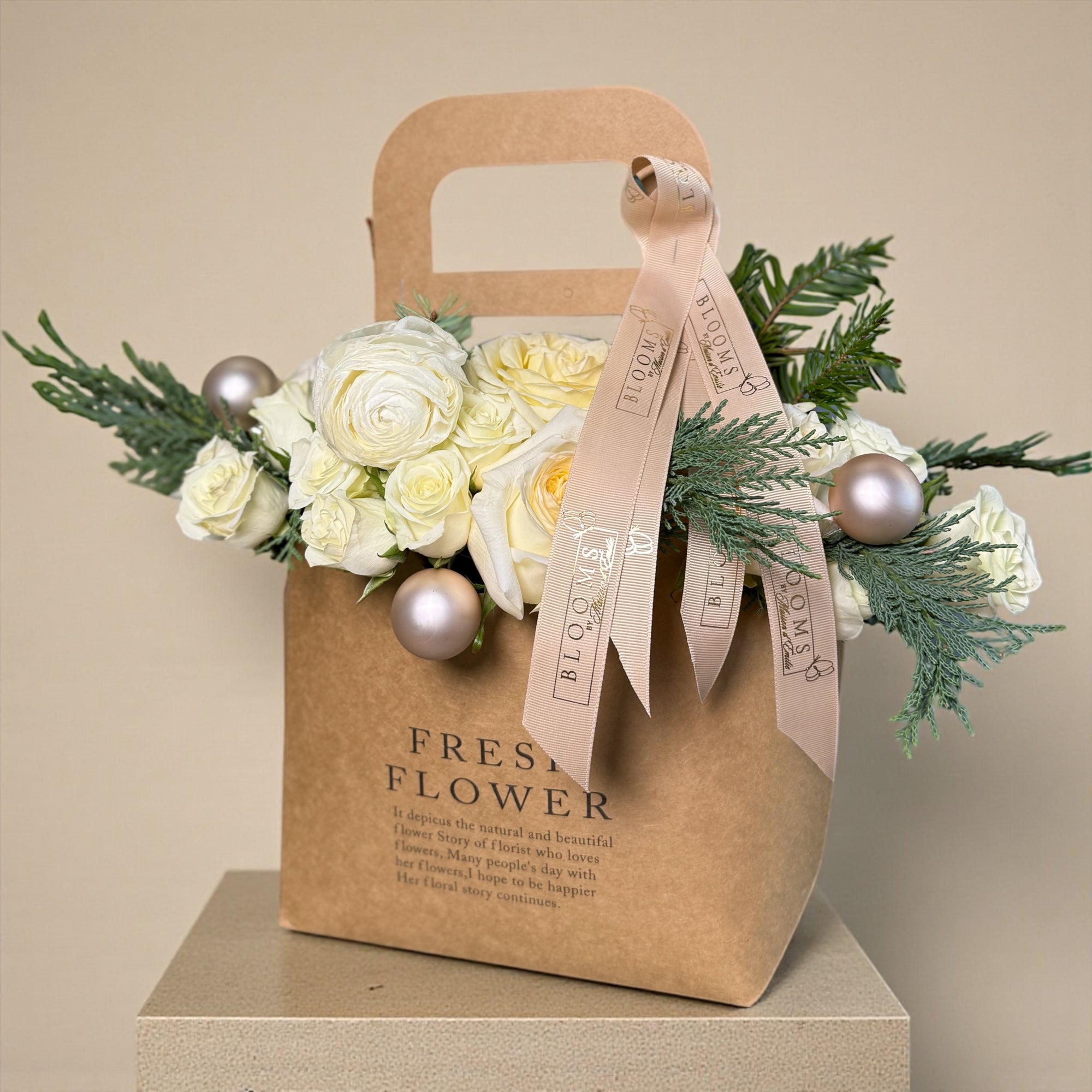 The Winter Ivory Tote