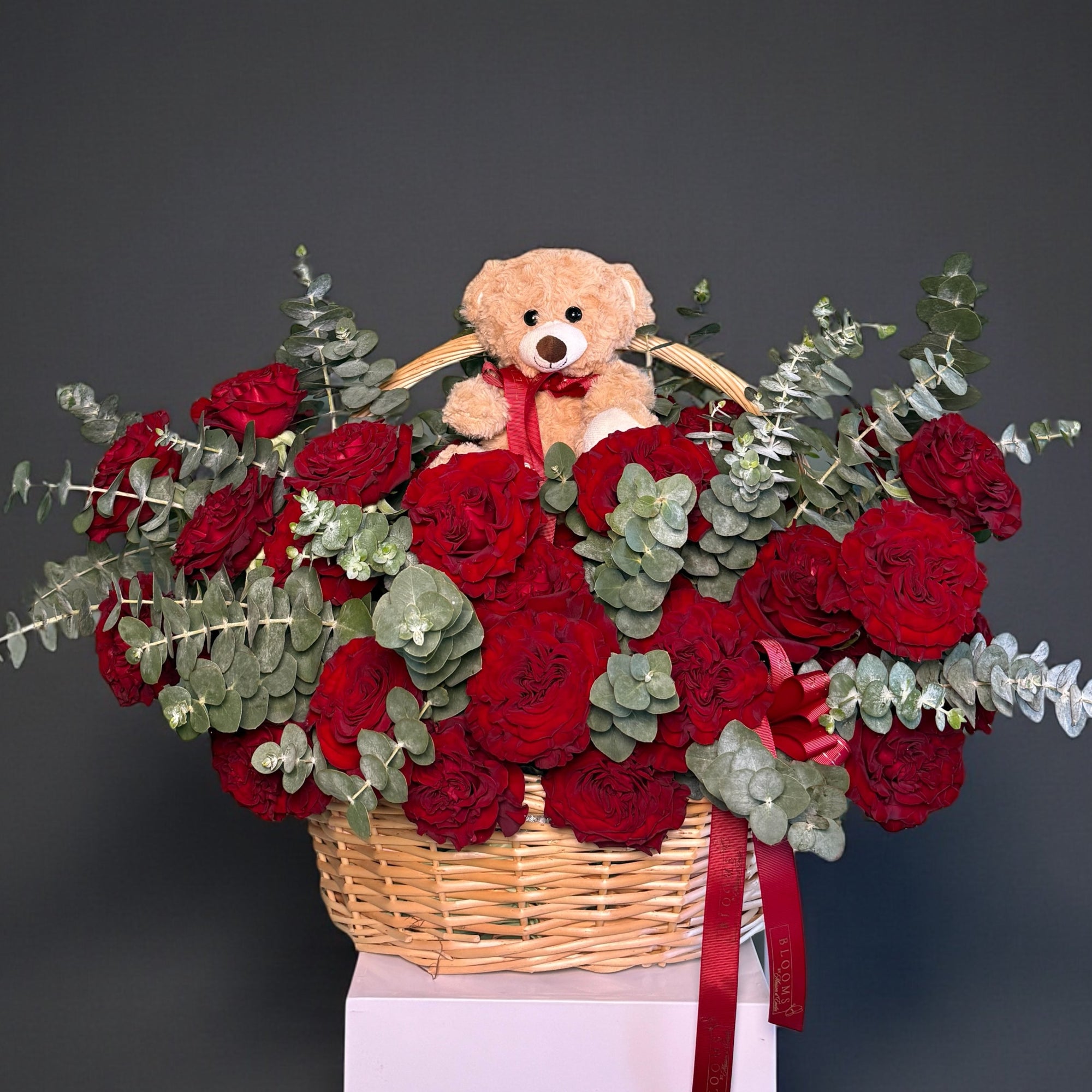 Crimson Keepsake Basket