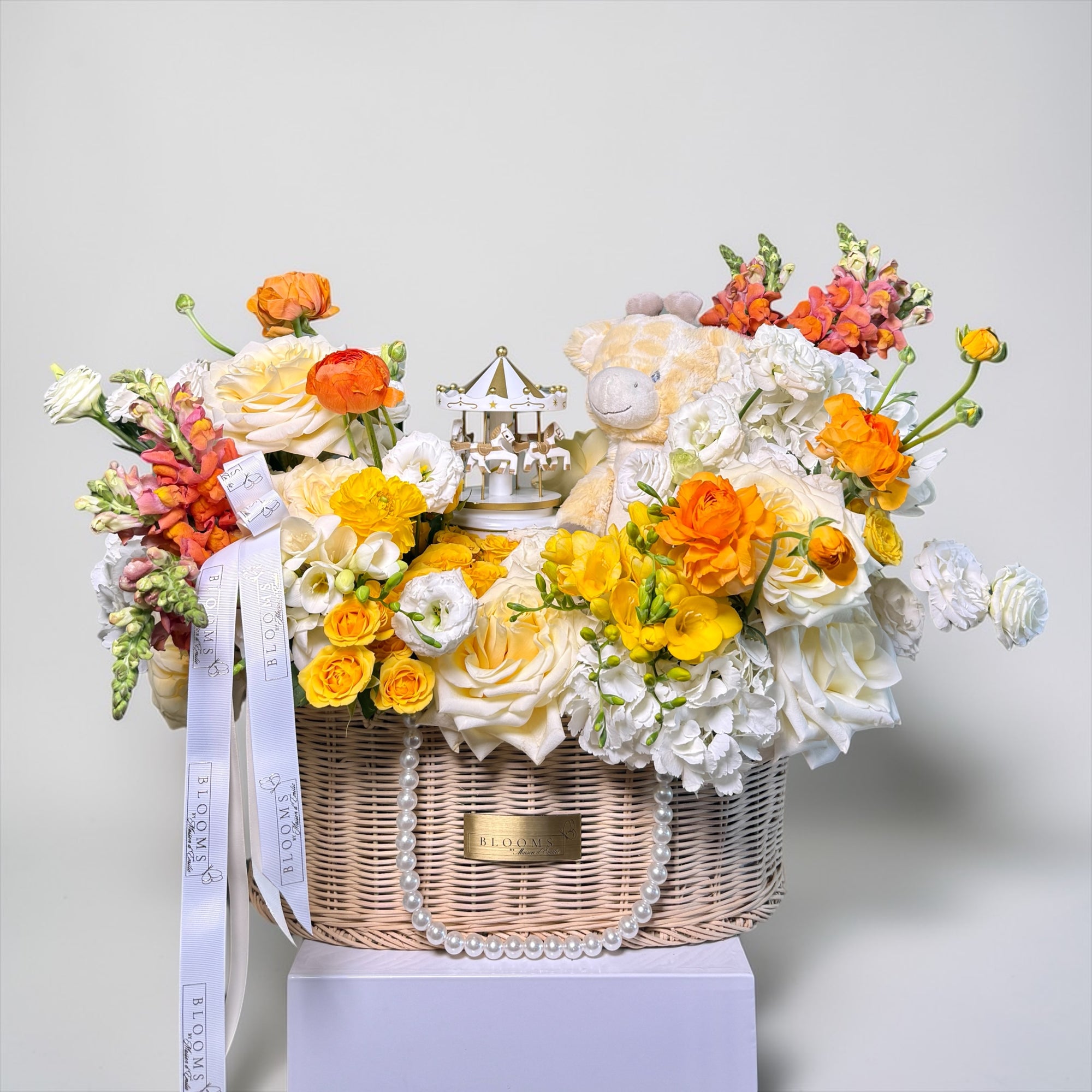 Sunny Carousel Basket