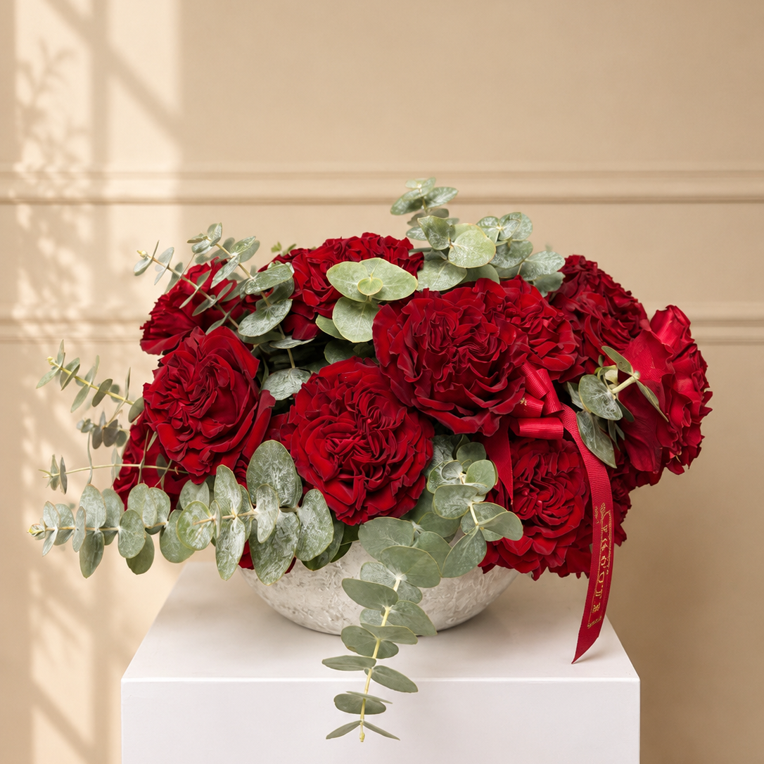 Red Rose & Eucalyptus Signature